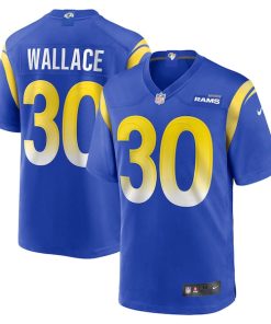 Josh Wallace Los Angeles Rams Nike Game Jersey -  Royal