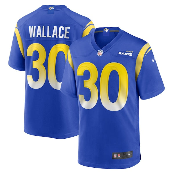 Josh Wallace Los Angeles Rams Nike Game Jersey - Royal