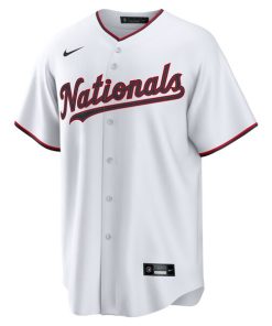 Alternative view of Washington Nationals Nike Youth Home Replica 2.0 Jersey - White