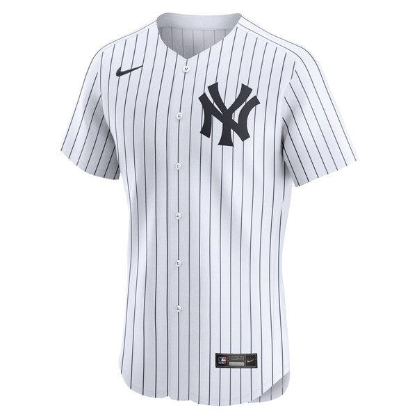 Jonathan Lo¨¢isiga New York Yankees Nike Home Elite Player Jersey - White - Image 2