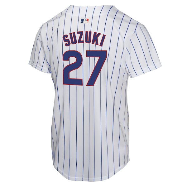 Seiya Suzuki Chicago Cubs Nike Youth Home Game Jersey - White - Image 3