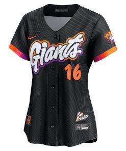 Alternative view of Rafael Devers San Francisco Giants Nike Women's 2025 City Connect Limited Player Jersey - Black