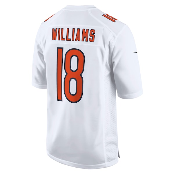 Caleb Williams Chicago Bears Nike Fashion Jersey - Tundra White/Black - Image 4