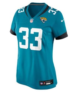 Alternative view of Bhayshul Tuten Jacksonville Jaguars Nike Women's Team Game Jersey -  Teal