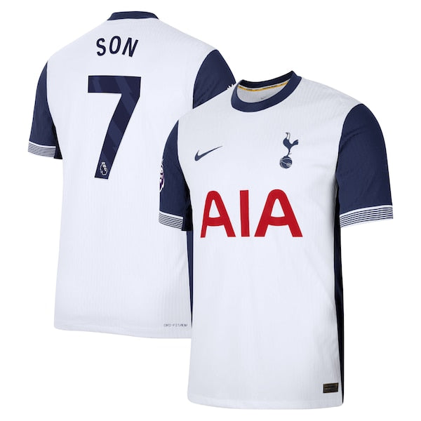 Son Heung-Min Tottenham Hotspur Nike 2024/25 Home Authentic Player Jersey - White - Image 2