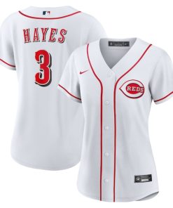 Ke'Bryan Hayes Cincinnati Reds Nike Women's Home Replica Jersey - White