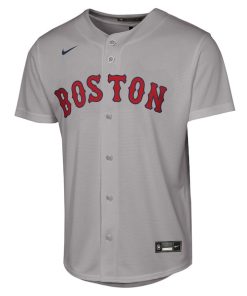Alternative view of Alex Bregman Boston Red Sox Nike Youth Road Replica Jersey - Gray