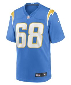 Alternative view of Jamaree Salyer Los Angeles Chargers Nike Game Player Jersey - Powder Blue
