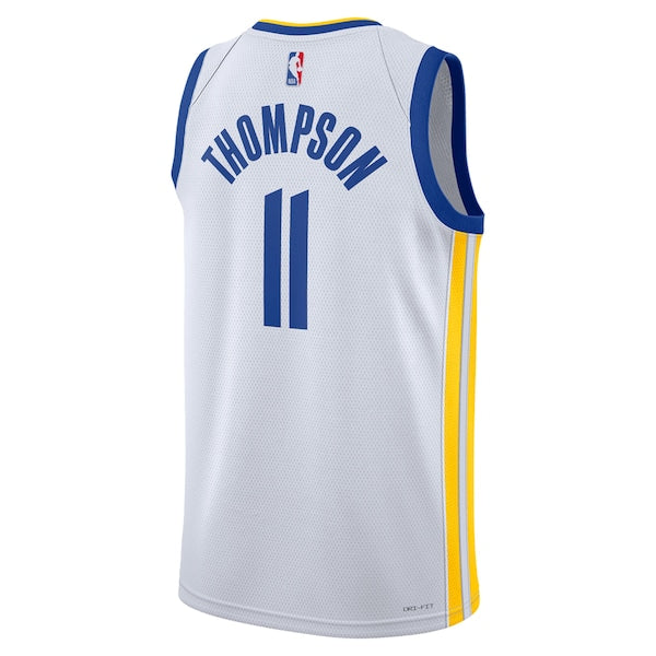 Klay Thompson Golden State Warriors Nike Unisex Swingman Jersey - Association Edition - White/Royal - Image 4