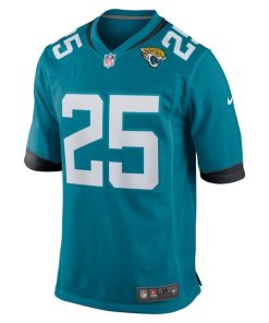 Alternative view of D'Ernest Johnson Jacksonville Jaguars Nike Team Game Jersey -  Teal