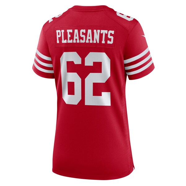 Austen Pleasants San Francisco 49ers Nike Women's Team Game Jersey - Scarlet - Image 3