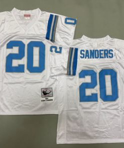 Barry Sanders Detroit Lions Authentic Throwback Retired Player Jersey