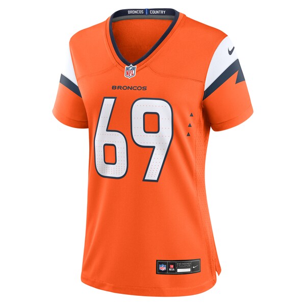 Mike McGlinchey Denver Broncos Nike Women's Team Game Jersey - Orange - Image 2