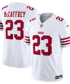 Christian McCaffrey San Francisco 49ers Nike Vapor F.U.S.E. Limited Jersey - White