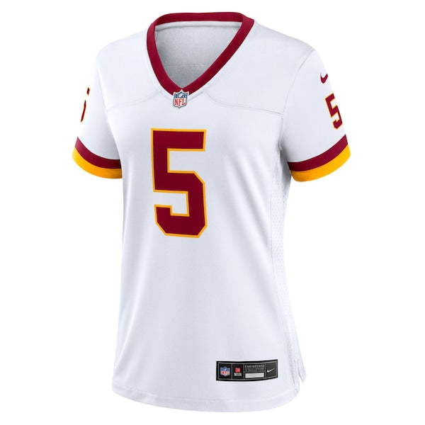 Jayden Daniels Washington Commanders Nike Women's Game Super Bowl Era Jersey - White - Image 2