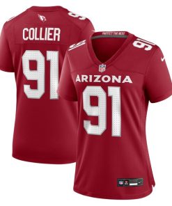 L.J. Collier Arizona Cardinals Nike Women's  Game Jersey -  Cardinal
