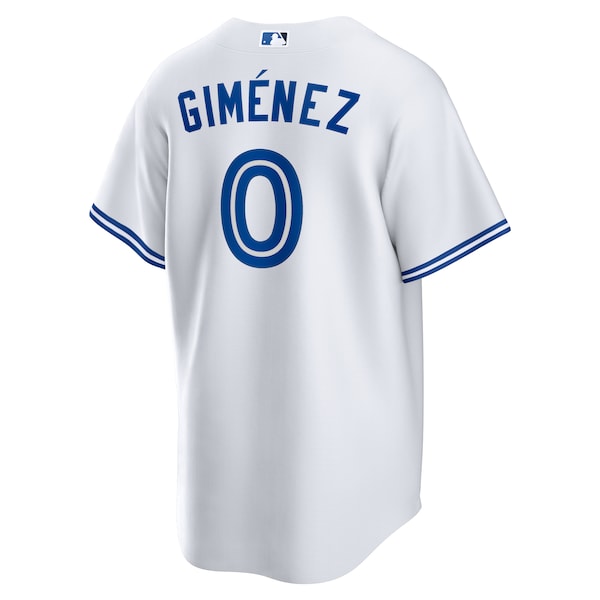 Andres Gimenez Toronto Blue Jays Nike Home Replica Jersey - White - Image 3