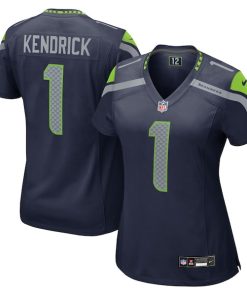 Derion Kendrick Seattle Seahawks Nike Women's Team Game Jersey -  College Navy