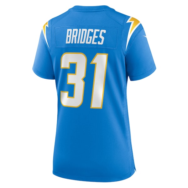 Trikweze Bridges Los Angeles Chargers Nike Women's Team Game Jersey - Powder Blue - Image 4