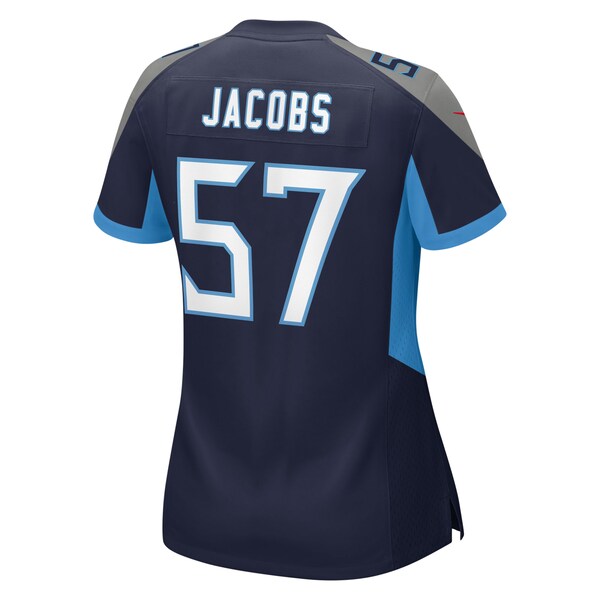 Curtis Jacobs Tennessee Titans Nike Women's Team Game Jersey - Navy - Image 4