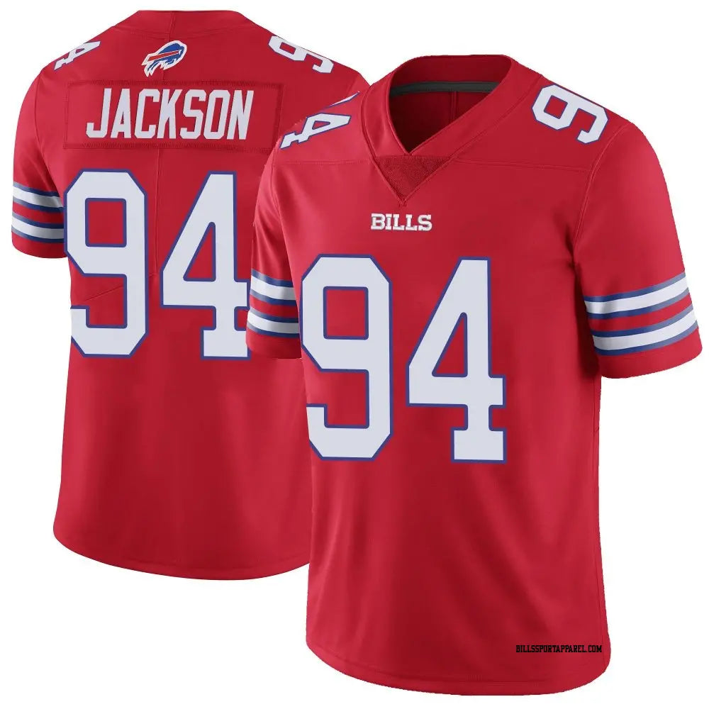 Landon Jackson Buffalo Bills Nike Team Game Jersey - Red