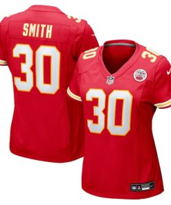 Brashard Smith Kansas City Chiefs Nike Women's Team Game Jersey -  Red