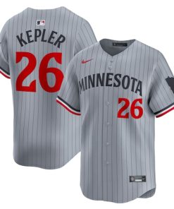 Max Kepler Minnesota Twins Nike Road Limited Player Jersey?¨C Gray