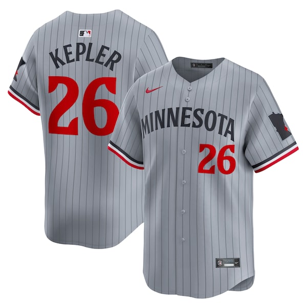 Max Kepler Minnesota Twins Nike Road Limited Player Jersey?ยจC Gray