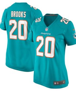 Jordyn Brooks Miami Dolphins Nike Women's  Game Jersey -  Aqua