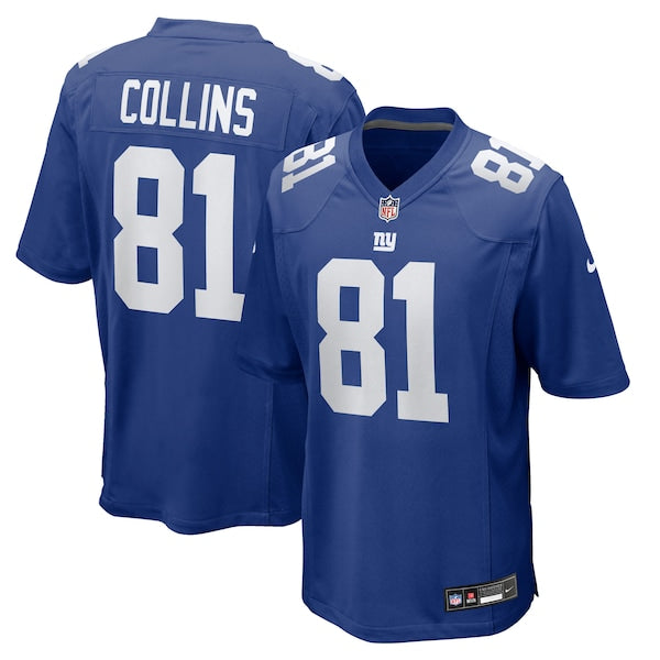 Beaux Collins New York Giants Nike Team Game Jersey - Royal