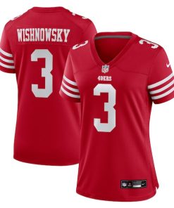 Mitch Wishnowsky San Francisco 49ers Nike Women's  Game Jersey -  Scarlet