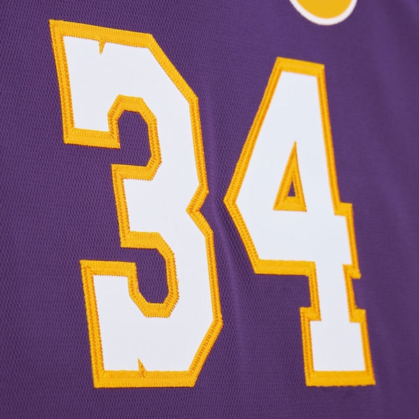 Shaquille O'Neal Los Angeles Lakers 2000 NBA All-Star Game Authentic Jersey - Purple - Image 4