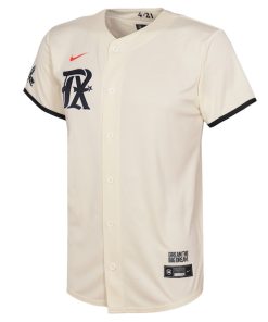 Alternative view of Corey Seager Texas Rangers Nike Toddler 2023 City Connect Replica Player Jersey - Cream