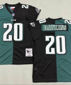 Brian Dawkins Philadelphia Eagles Authentic Split Throwback Retired Player Jersey