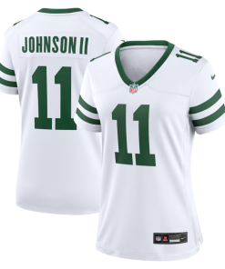 Jermaine Johnson II New York Jets Nike Women's Alternate Game Jersey - Spotlight White