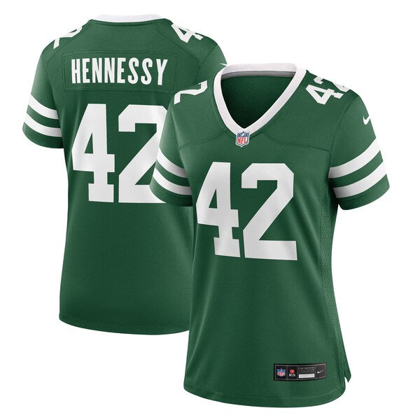 Thomas Hennessy New York Jets Nike Women's Team Game Jersey - Legacy Green - Image 2