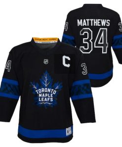 Auston Matthews Toronto Maple Leafs Preschool  Replica Player Jersey - Black