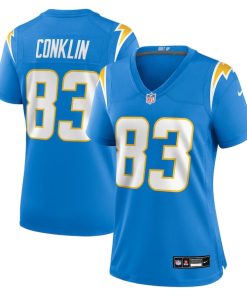 Tyler Conklin Los Angeles Chargers Nike Women's Team Game Jersey -  Powder Blue