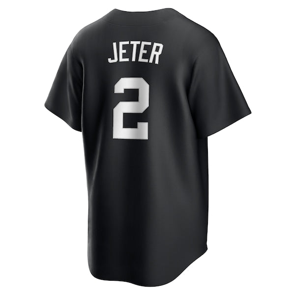 Derek Jeter New York Yankees Nike Official Replica Player Jersey - Black - Image 3