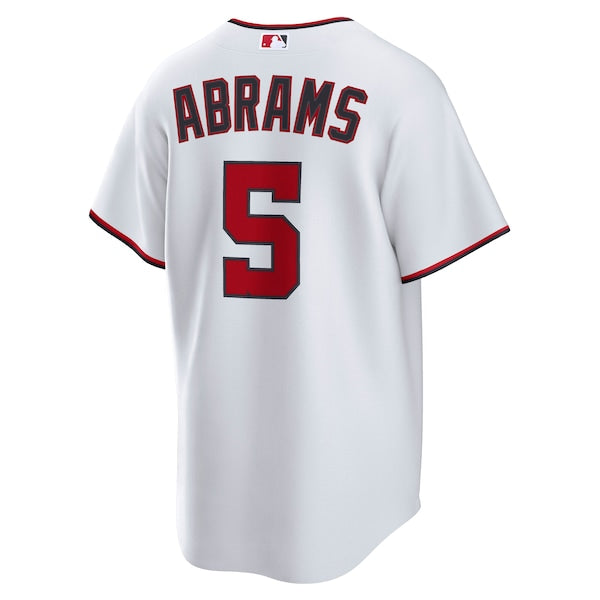 CJ Abrams Washington Nationals Nike Home Replica Jersey - White - Image 2