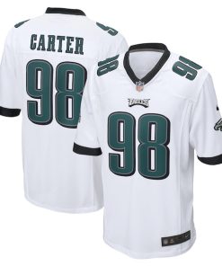 Jalen Carter Philadelphia Eagles Nike  Game Jersey -  White