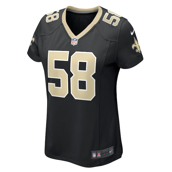 Anfernee Orji New Orleans Saints Nike Women's Team Game Jersey - Black - Image 2