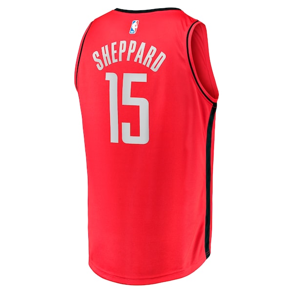 Reed Sheppard Houston Rockets Youth 2024 NBA Draft Fast Break Player Jersey - Icon Edition - Red - Image 3