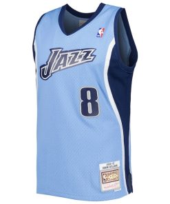 Alternative view of Deron Williams Utah Jazz 2001/02 Hardwood Classics Swingman Jersey - Blue