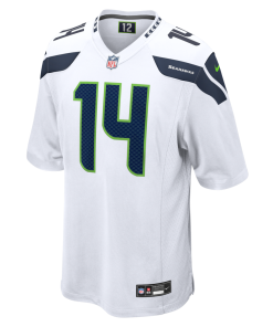 Alternative view of Sam Darnold Seattle Seahawks Nike Team Game Jersey -  White