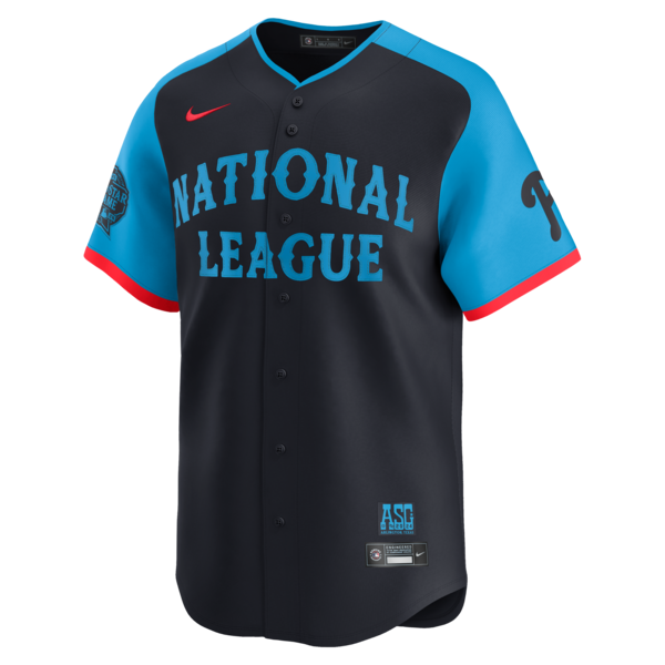Trea Turner National League Nike 2024 MLB All-Star Game Limited Player Jersey - Navy - Image 2