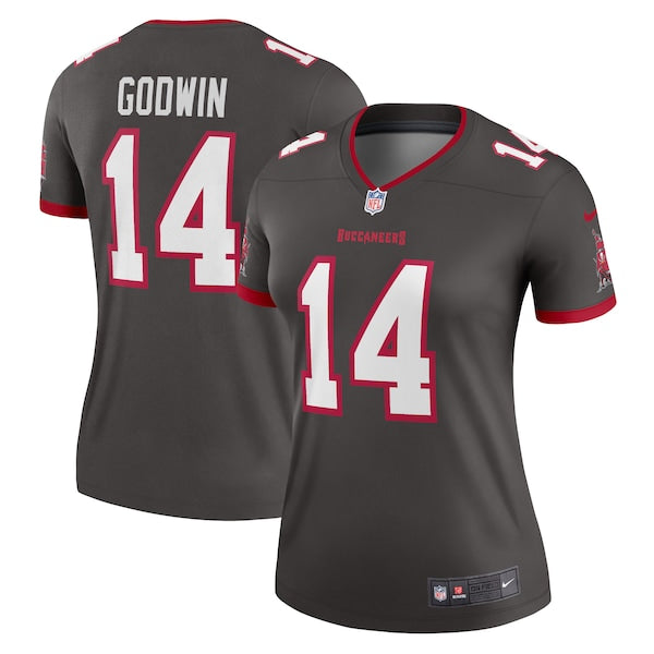 Chris Godwin Tampa Bay Buccaneers Nike Women's Alternate Legend Jersey - Pewter/Red - Image 2