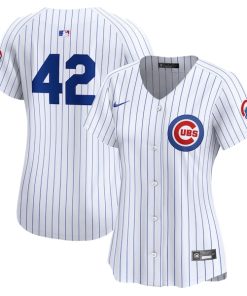 Chicago Cubs Nike Women's 2024 Jackie Robinson Day Home Limited Jersey?¨C White
