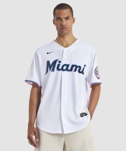 Ichiro Suzuki Miami Marlins Nike 2025 Baseball Hall of Fame Name & Number Retired Replica Jersey - White