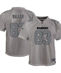 Darren Waller Las Vegas Raiders Nike Youth Atmosphere Game Jersey - Gray